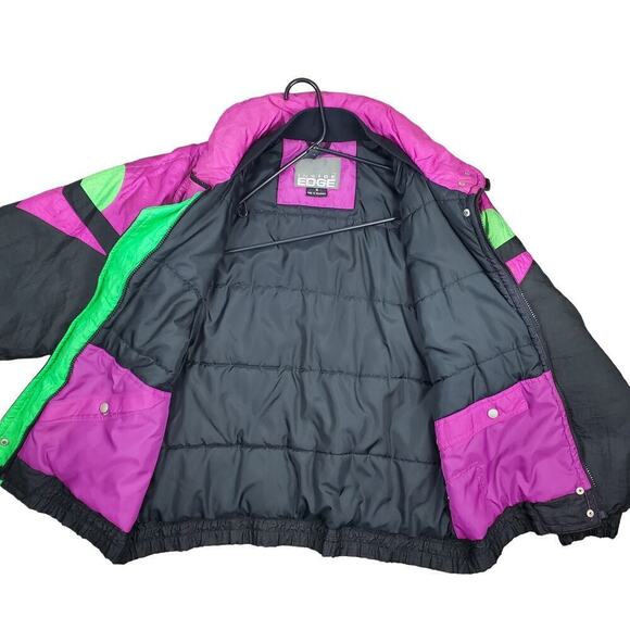 Vintage Inside Edge Women Puffer Zip-Up Coat Size Medium - Picture 7 of 10